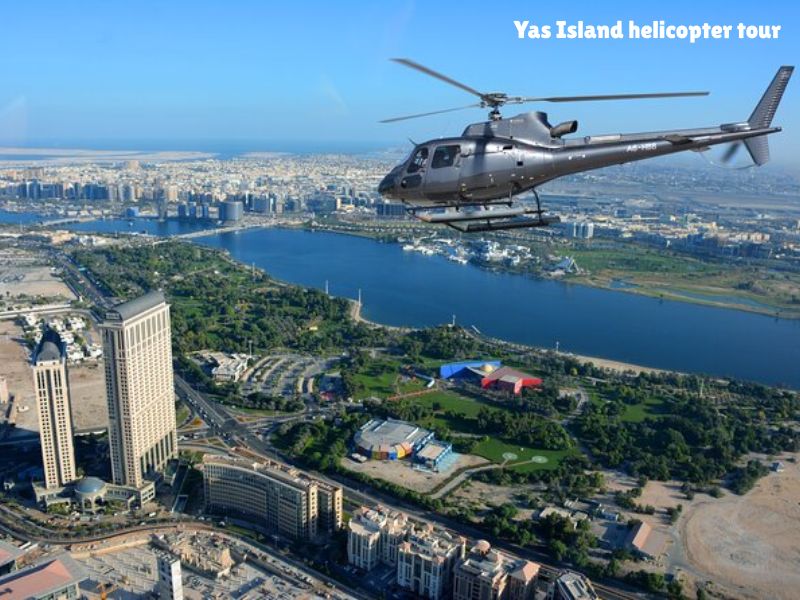 Yas Island helicopter tour