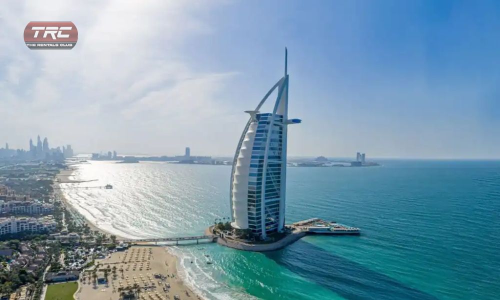 Burj Al Arab Helicopter Tour view
