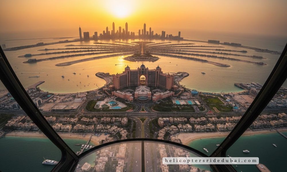 Helicopter Ride in Dubai Luxury view