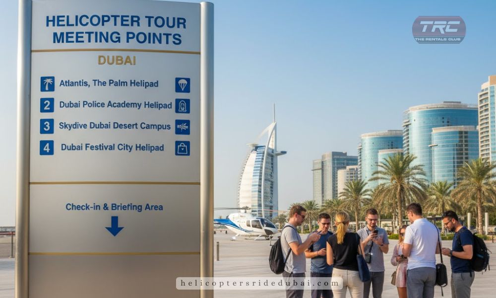 Helicopter Tour Meeting Points Dubai