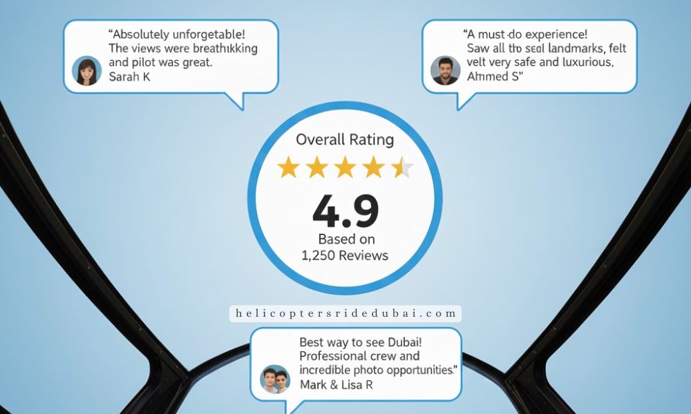 Real Customer reviews helicopter ride