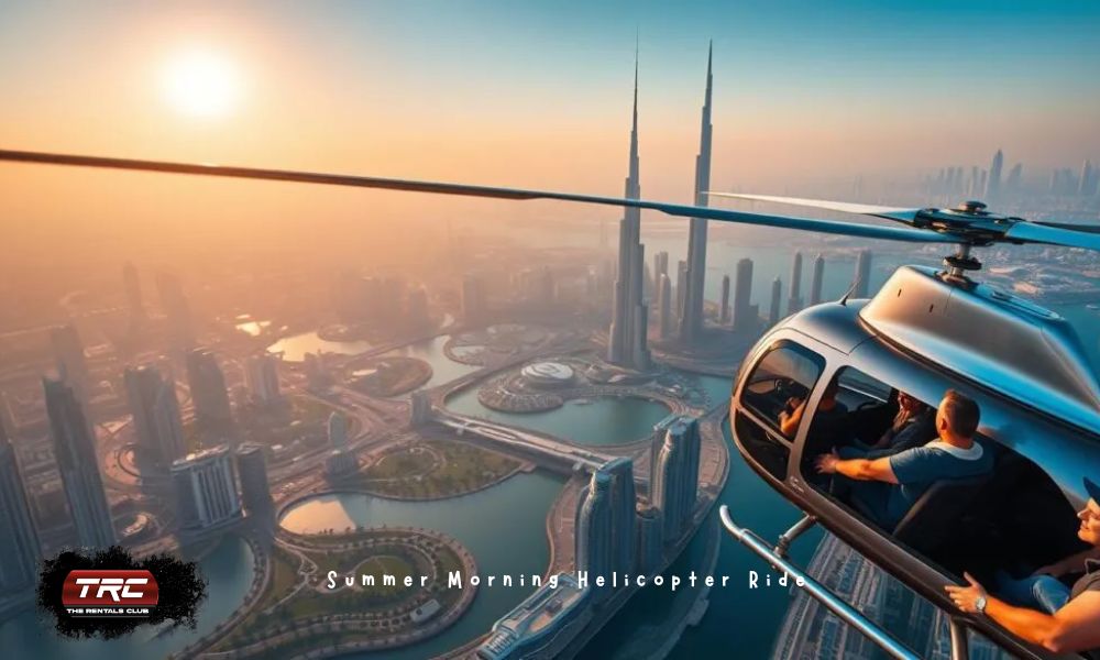 Summer Morning Helicopter Ride