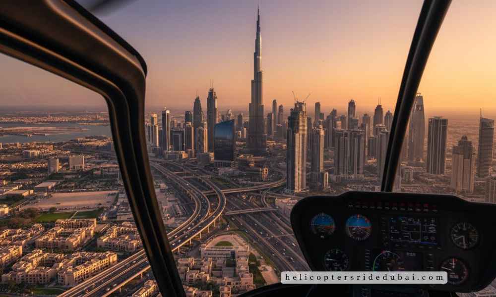 Helicopter Ride Dubai view 