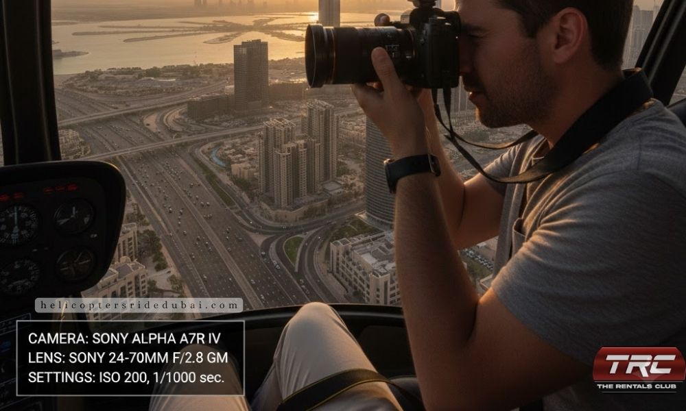 Camera Settings Helicopter ride